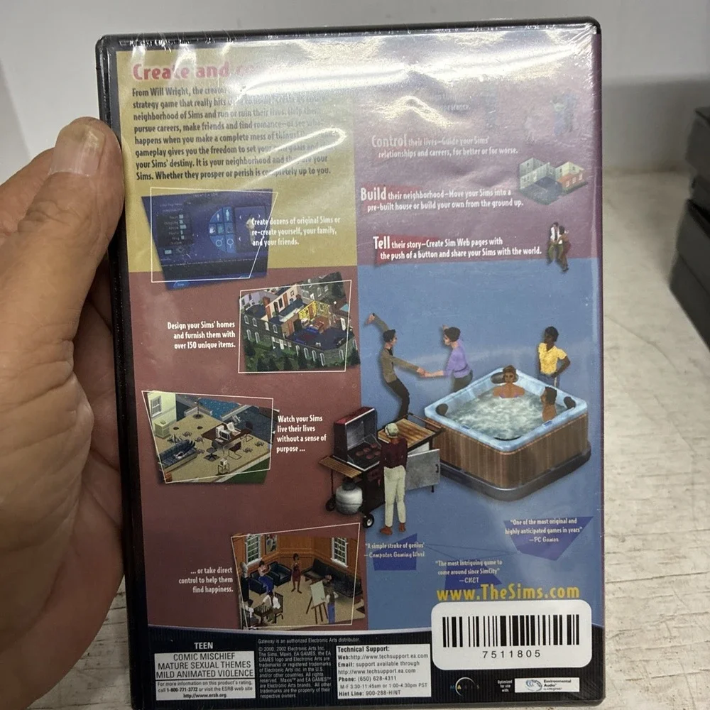 The Sims 1 Factory Sealed Game BRAND NEW (PC, 2000) Sealed